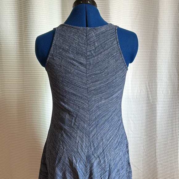 Blue Racer-back Dress - Picture 2 of 5